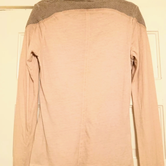 Vtg Y2K Angels Never Die/Anrvrdie mixed media long sleeve mock neck top sz S - Picture 8 of 16